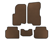 Smart 1998-2007 EVA Floor Mats (2003-2007, Forfour, Brown) photo 1
