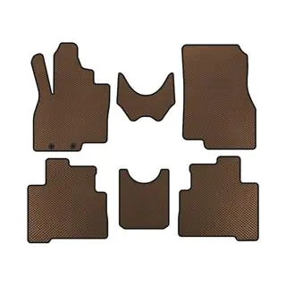EVA Floor Mats (2 Rows, Brown)