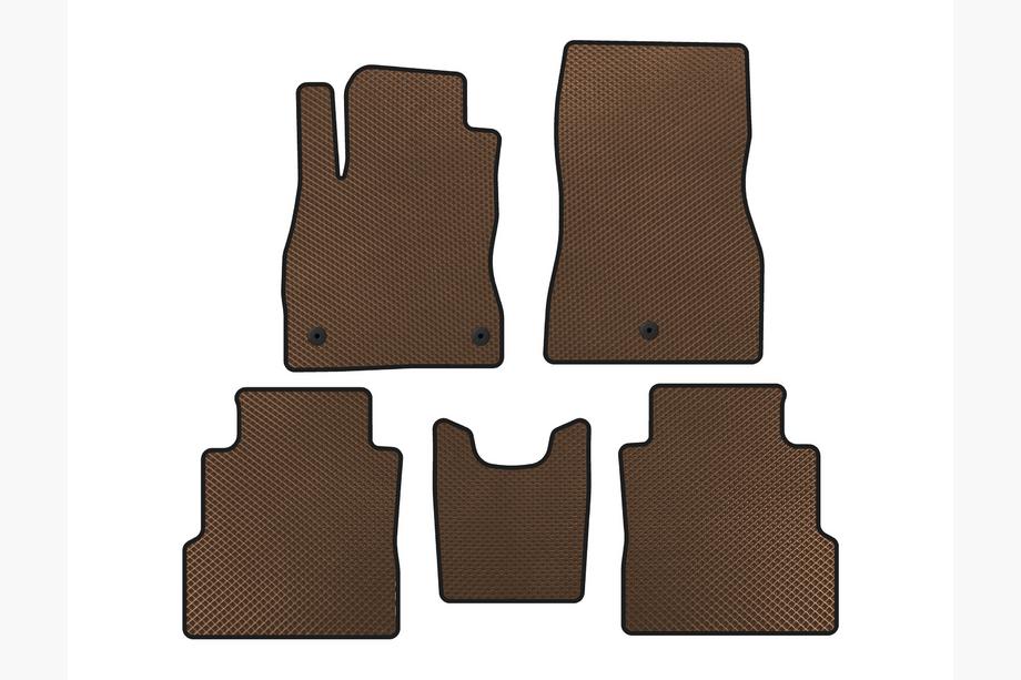 Nissan Kicks 2016- EVA Floor Mats (Brown) Image