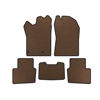 EVA Floor Mats (Hybrid, Brown) Nissan Qashqai 2021-
