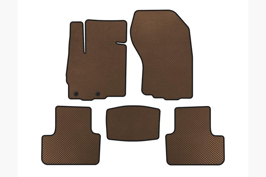 Peugeot 4008 2012-2017 EVA Floor Mats (Brown) Photo 1