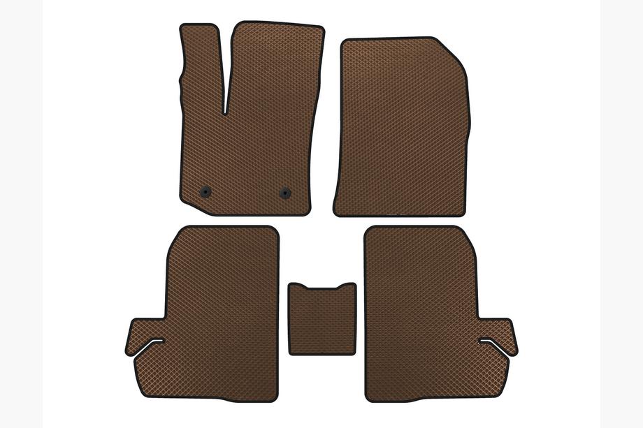 Renault Dokker 2013-2022 EVA Floor Mats (Brown) Photo 1