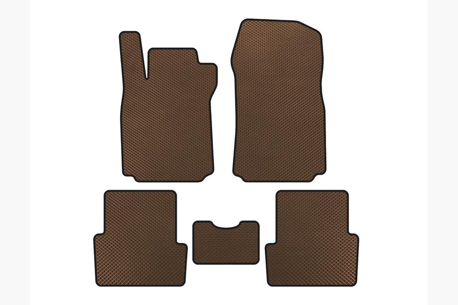 Renault Modus 2005-2012 EVA Floor Mats (Brown) Image