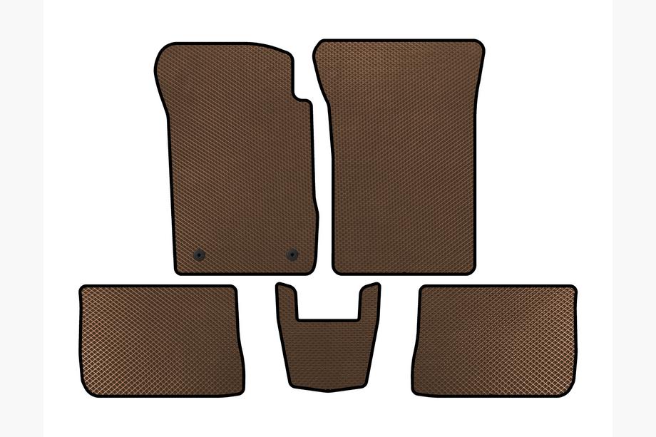 Renault Symbol 2008-2013 EVA Floor Mats (SD, Brown) Photo 1