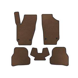 EVA Floor Mats (2010-2012, HB, 5-Door, Brown) Seat Ibiza 2010-2017
