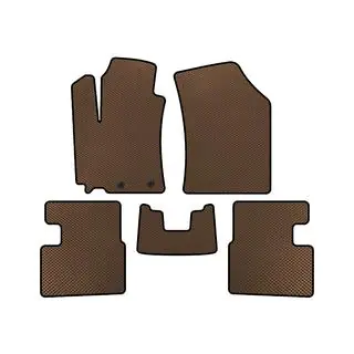 EVA Floor Mats (HB, 5-Door, Brown)
