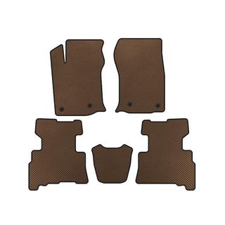 EVA Floor Mats (2 Rows, 2014-2024, 7-Seater, Brown)
