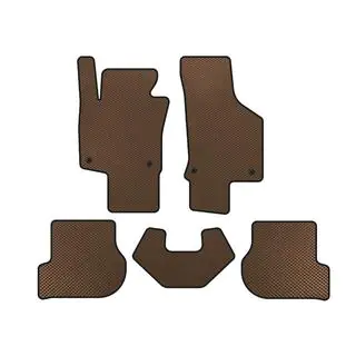 EVA Floor Mats (HB, 3-Door, Brown)