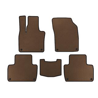 EVA Floor Mats (2 Rows, Brown)