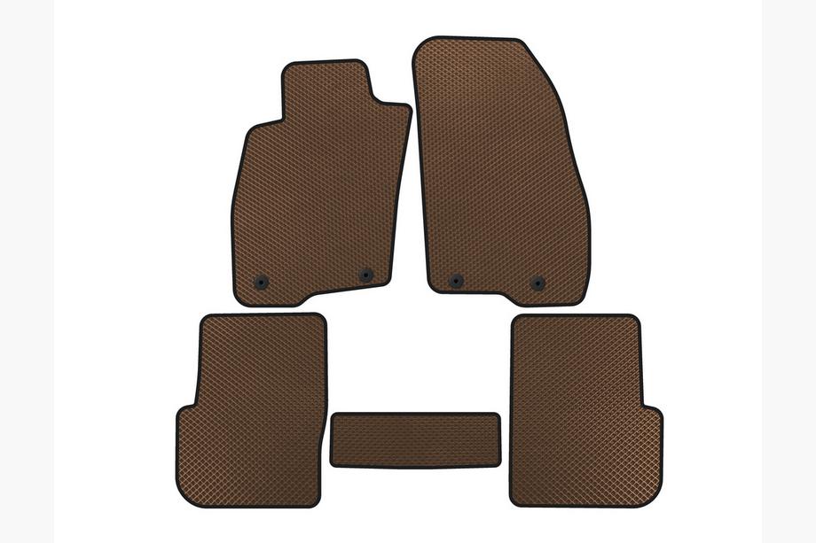 Alfa Romeo MiTo 2008-2018 EVA Floor Mats (Brown) Image