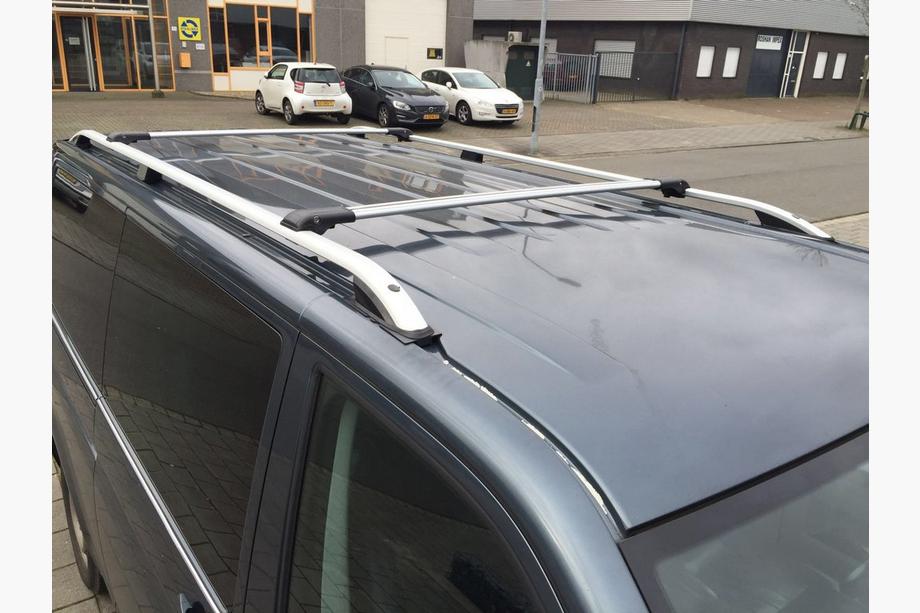 Volkswagen T5 Caravelle 2004-2010 Roof Rails CROWN (matte grey) Photo 11