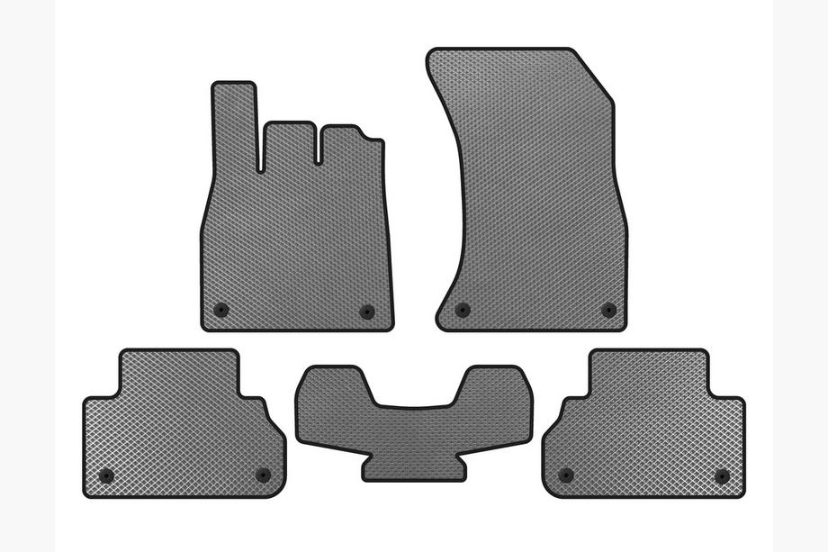 Audi Q5 2017-2025 EVA Floor Mats (Gray) Image