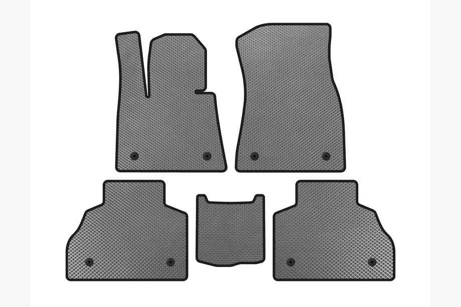 BMW X7 G07 2019- EVA Floor Mats (2 Rows, Gray) Photo 1