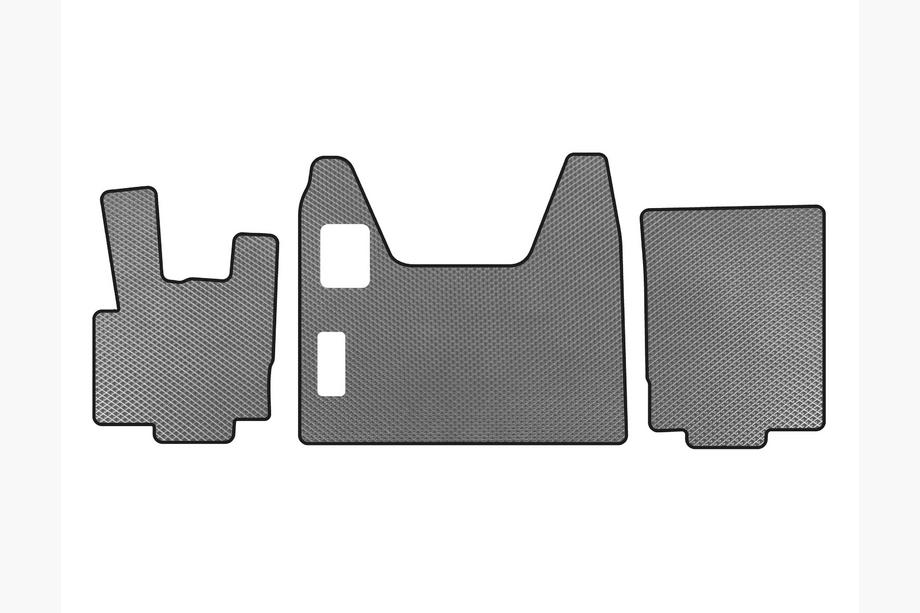DAF XF95 2002-2006 EVA Floor Mats (Gray) Image