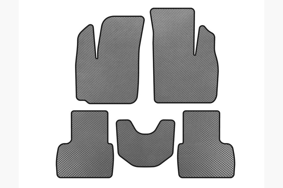 Fiat Doblo I 2001-2005 EVA Floor Mats (Gray) Image