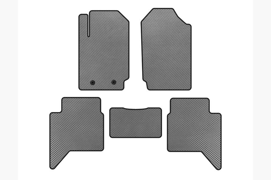 Ford Ranger 2011–2022 EVA Floor Mats (Gray) Photo 1