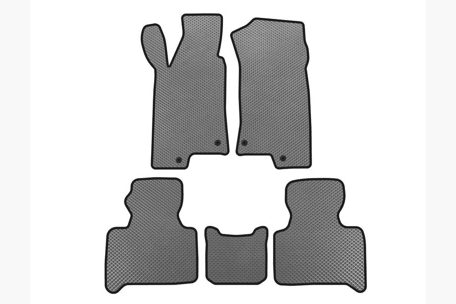 Hummer H3 2005-2010 EVA Floor Mats (Gray) Image