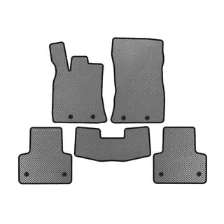 EVA Floor Mats (Short, Gray) Jaguar XJ 2010-