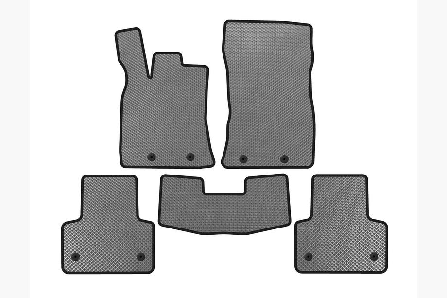 Jaguar XJ 2010- EVA Floor Mats (Short, Gray) Photo 1
