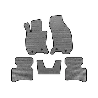 EVA Floor Mats (SD, Floor-Mounted Gas Pedal, Gray) Jaguar X-Type 2001-2009