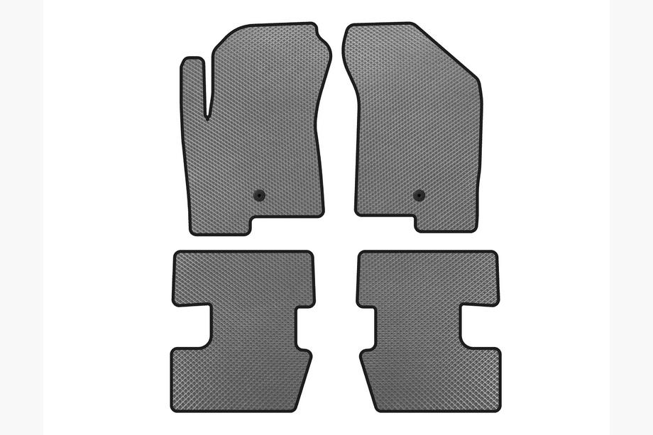 Jeep Compass 2006-2016 EVA Floor Mats (2011-2016, Gray) Image