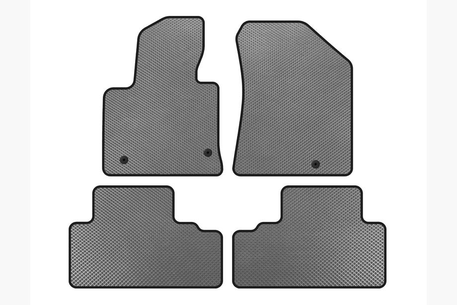 Kia Carens 2012- EVA Floor Mats (Gray) Image