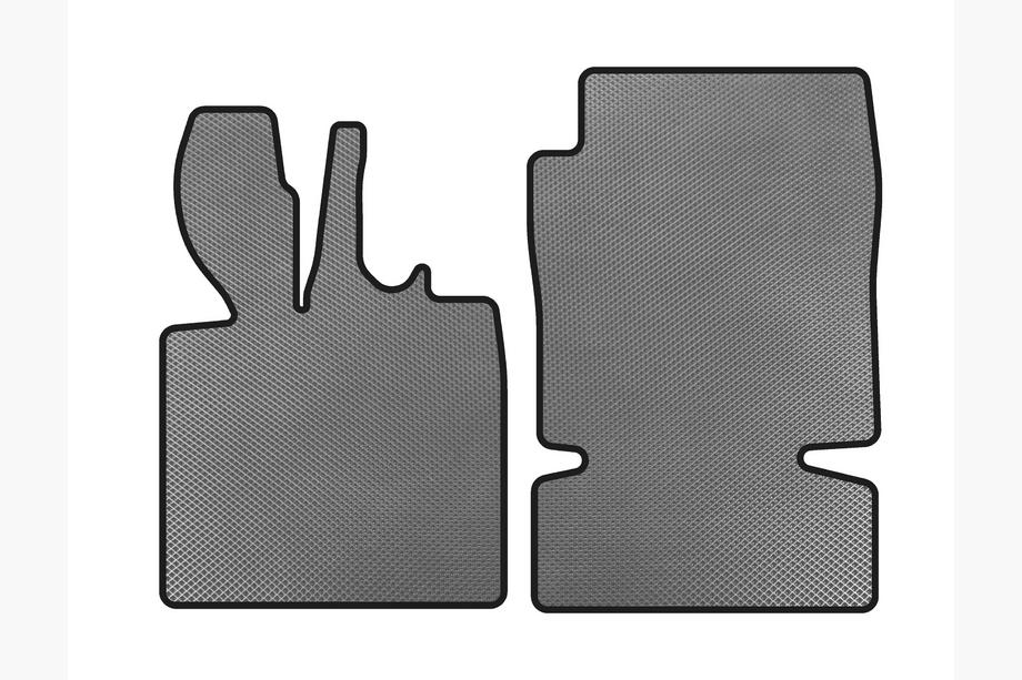 Smart 1998-2007 EVA Floor Mats (2003-2007, Coupe, Gray) Image