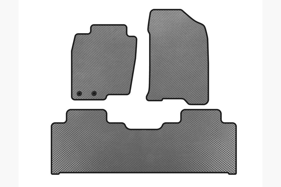 Nissan Navara/NP300 2016- EVA Floor Mats V1 (Gray) Photo 1