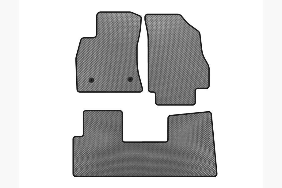 Opel Combo 2012-2018 EVA Floor Mats (Gray) Image