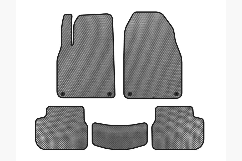Saab 9-3 2002-2014 EVA Floor Mats (Gray) Image