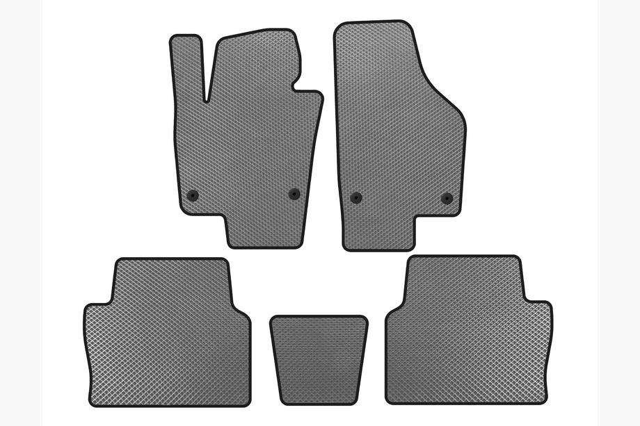 Seat Alhambra 2010- EVA Floor Mats (2 Rows, Gray) Photo 1
