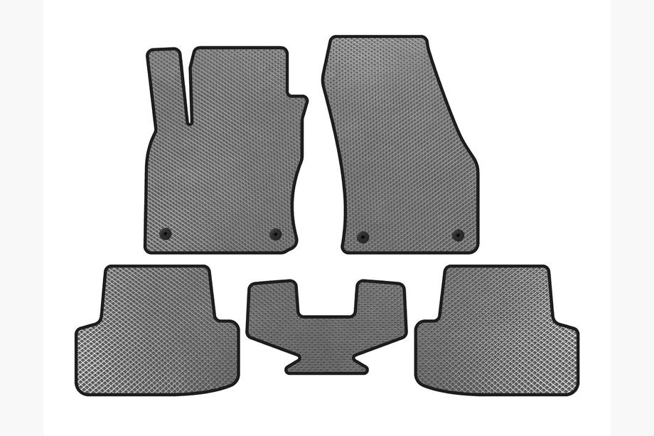 Seat Ateca 2016- EVA Floor Mats (Gray) Image