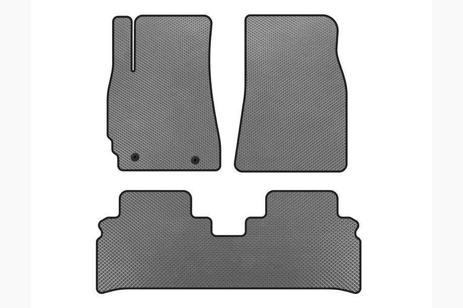 Toyota Highlander 2000-2008 EVA Floor Mats (Gray) Image