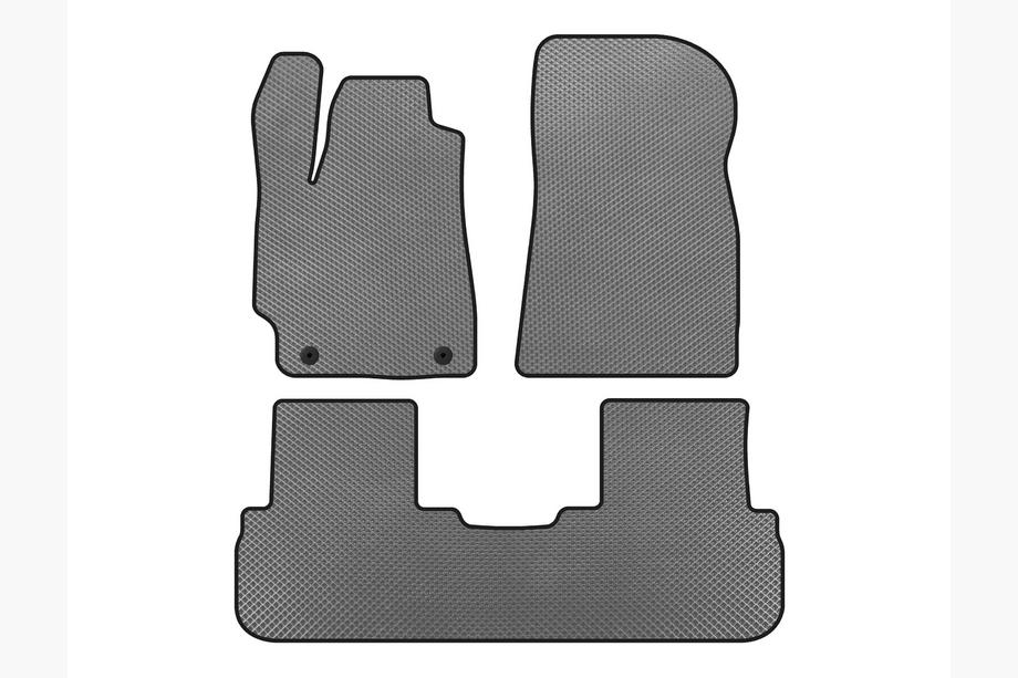 Toyota Highlander 2008-2013 EVA Floor Mats (2 Rows, Gray) Photo 1