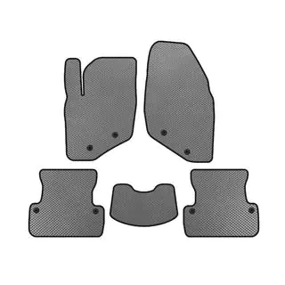 EVA Floor Mats (SD, Gray) Volvo S60 2000-2009