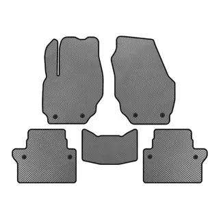 EVA Floor Mats (Gray) Volvo S80 2006-2016