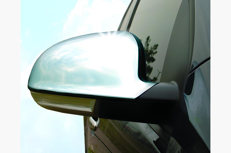 Volkswagen Golf Plus 2004-2014 Mirror Covers (2 pcs, Stainless Steel) Image