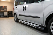 Opel Combo 2012-2018 Side Steps Rainbow (2 pcs, aluminum) photo 1