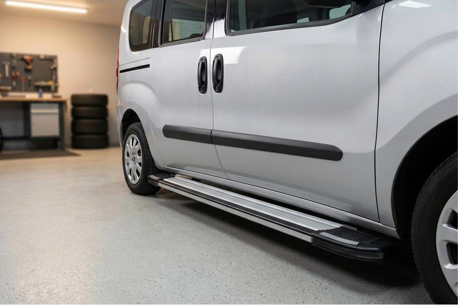 Opel Combo 2012-2018 Side Steps Rainbow (2 pcs, aluminum) Image