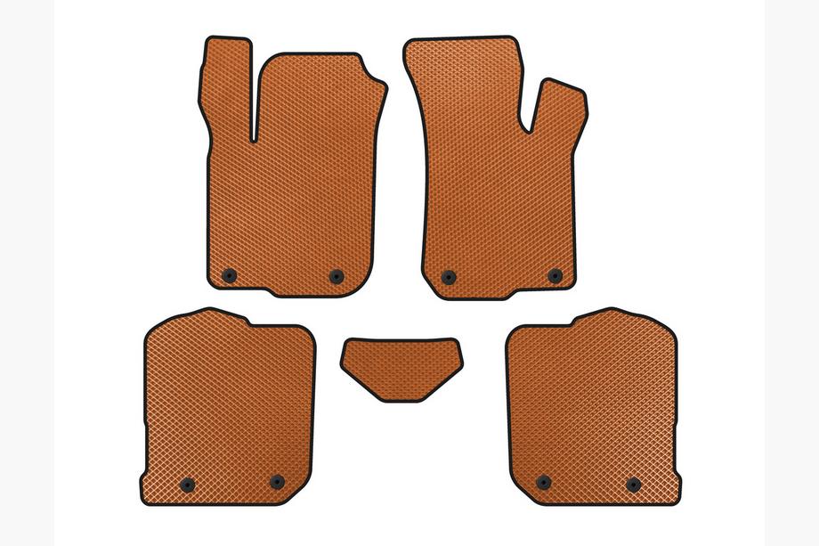 Audi A3 1996-2003 EVA Floor Mats (HB, Orange) Photo 1