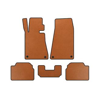 EVA Floor Mats (Orange) BMW 5 Series E34 1988-1995