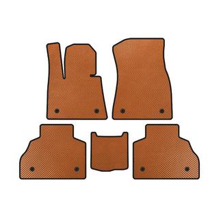 EVA Floor Mats (2 Rows, Orange) BMW X7 G07 2019-