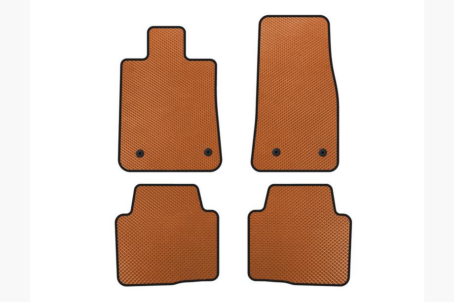 Cadillac CTS 2013-2019 EVA Floor Mats (2013+, Orange) Image