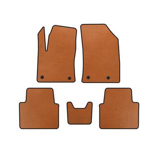 EVA Floor Mats (Orange) Citroen C-3 Aircross 2017-2024