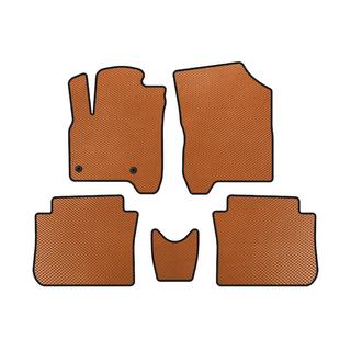 EVA Floor Mats (Orange) Citroen C-3 Picasso 2010-2017