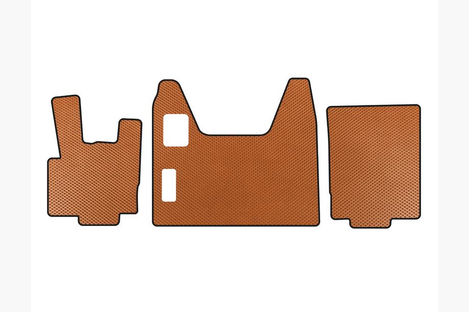 DAF XF95 2002-2006 EVA Floor Mats (Orange) Image