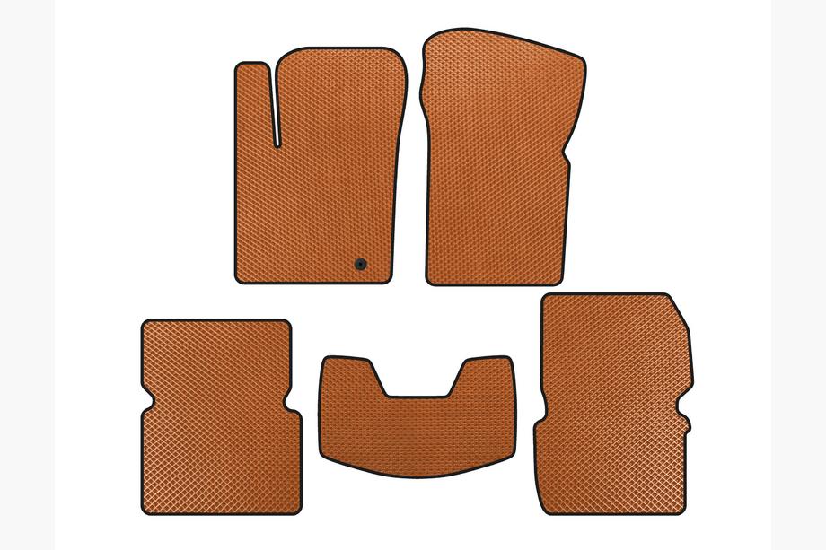 Dodge Avenger 2007-2014 EVA Floor Mats (Orange) Image