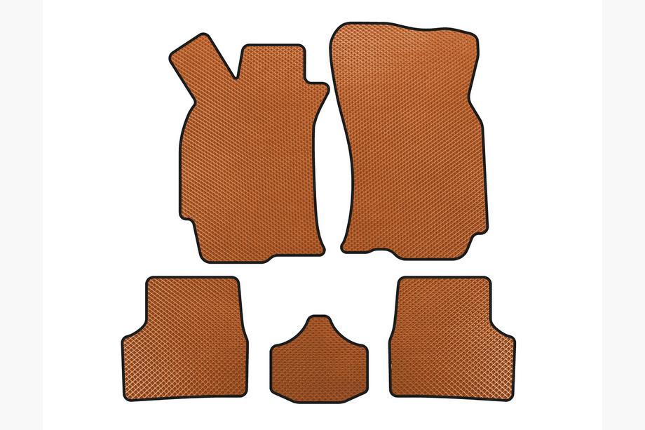 Fiat Albea 2002-2012 EVA Floor Mats (SD, Orange) Image