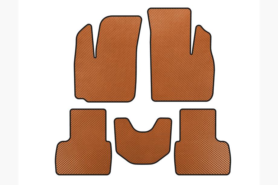 Fiat Doblo I 2001-2005 EVA Floor Mats (Orange) Photo 1