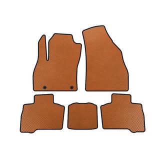 EVA Floor Mats (for Qubo, 2016+, Orange) Fiat Fiorino/Qubo 2008-2024